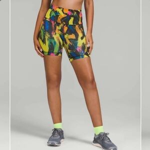 Lululemon Wunder Train High-Rise Short 6" Undertone Black Multi